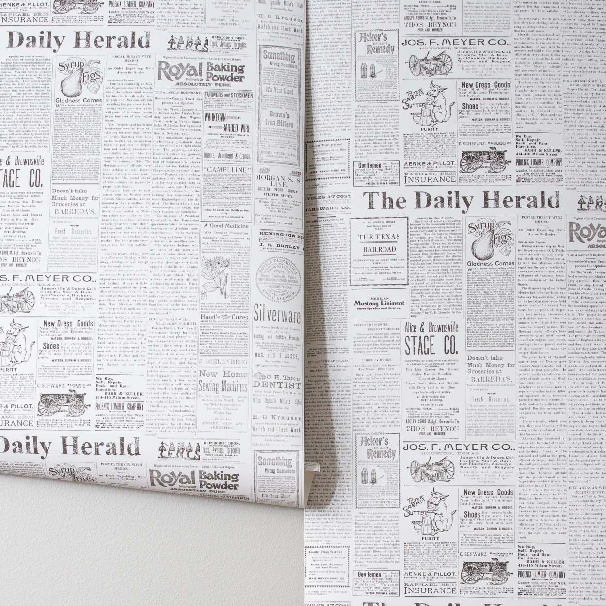 Buy GoGoDecal Vintage Peel and Stick Wallpaper - Newspaper Pattern, Easily  Removable Contact Paper, Self Adhesive Backsplash, or Faux Textured Shelf  Paper - 17.71” Wide x 118” Long Online at desertcartINDIA